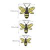 Gadpiparty 3D Bee Wall Stickers, Double-Layer Paper, Easy to Clean, for Kids' Rooms and Parties view 3