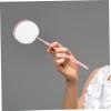 Angoily Stainless Steel and Glass Eyelash Mirror for Extensions view 2