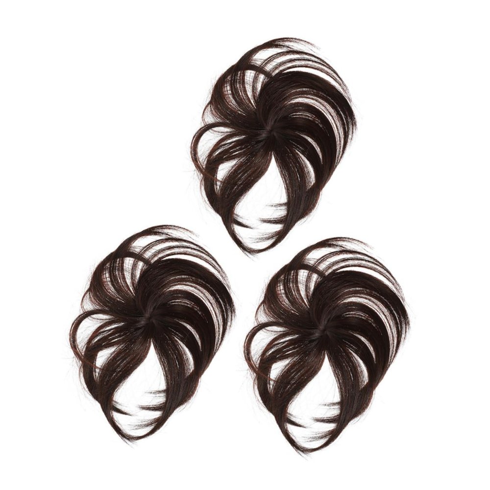 Beavorty 3-Piece Hair Topper Set for Women's Thinning Hair, Brown Synthetic Fiber