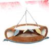 DOITOOL Warm and Cozy Hamster Bed Hanging Nest with Tunnel, Small Animal Hammock for Hamsters, Squirrels and Rodents (Size L) view 4