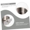 FRCOLOR 2-Pack Stainless Steel Hanging Bird Bowls for Cages view 4