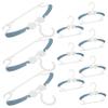 CAXUSD 10-Pack Extendable Children's Clothes Hangers, PP, Non-Slip, Blue view 1