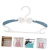 CAXUSD 10-Pack Extendable Children's Clothes Hangers, PP, Non-Slip, Blue view 3