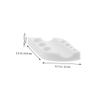 Housoutil Silicone Pigment Cup Holders, 2-Pack, White Tattoo Ink Cup Organizer view 3
