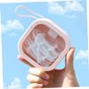 MUCKLILY 4-Pack Pink Plastic Scrunchie Storage Boxes view 4