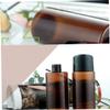 Brown 250 ml PET Lotion Dispenser Bottle for Camping and Travel view 3