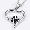 FRCOLOR Pet Necklace with Heart and Paw Pendant for Dogs and Cats view 3
