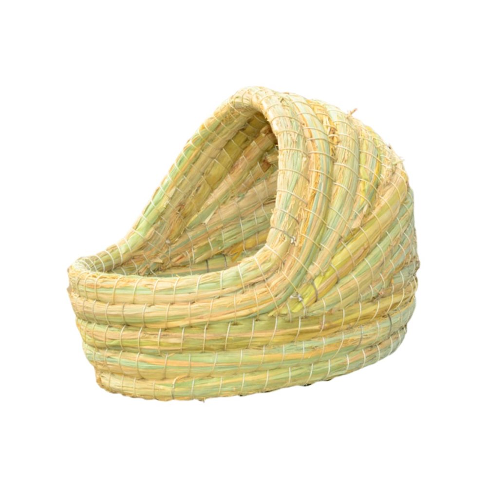DOITOOL Woven Straw Hamster House, Pet Nest for Sleeping and Playing
