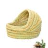DOITOOL Woven Straw Hamster House, Pet Nest for Sleeping and Playing view 2