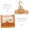 DOITOOL Plastic Bird Cage with Bottom Tray and Perch view 3