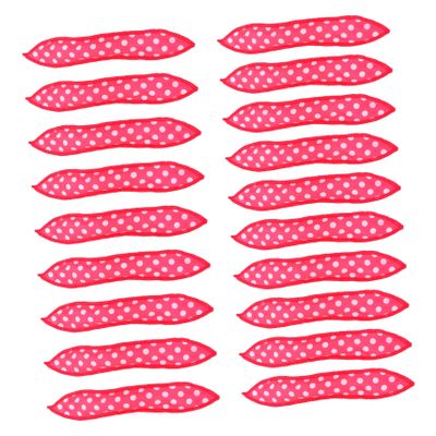 19-Piece Sponge Hair Rollers for Heatless Curls