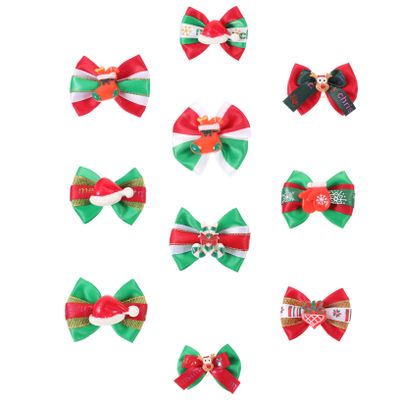 Housoutil 10-Pack Christmas Dog Hair Bows