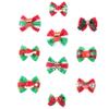 Housoutil 10-Pack Christmas Dog Hair Bows view 1