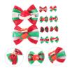 Housoutil 10-Pack Christmas Dog Hair Bows view 2