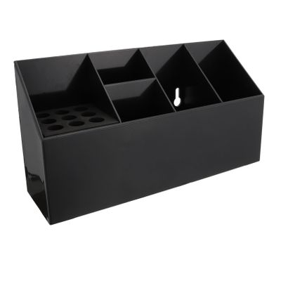 Scissor Holder Box for Hairdressing Tools, 1 Compartment, Black ABS