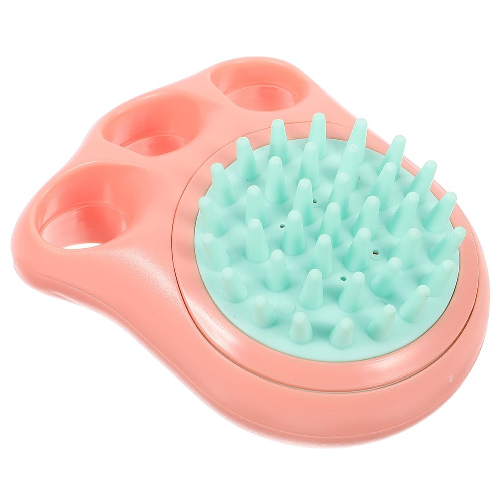 DOITOOL Dog Bath Brush with Shampoo Holder