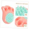 DOITOOL Dog Bath Brush with Shampoo Holder view 4