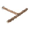 DOITOOL Natural Wood Parrot Perch and Chew Toy view 1