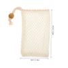 DOITOOL Nylon Exfoliating Soap Pouch with Drawstring, Random Color view 2