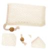 DOITOOL Nylon Exfoliating Soap Pouch with Drawstring, Random Color view 3