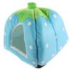 DOITOOL Blue Small Fabric Hamster House for Rats and Hamsters view 1