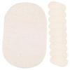 CAXUSD Natural Luffa Sponge, 10-Pack, White, 12 x 8 cm, for Kitchen view 1