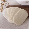 CAXUSD Natural Luffa Sponge, 10-Pack, White, 12 x 8 cm, for Kitchen view 3