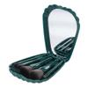 5-Piece Green Plastic Makeup Brush Set view 1