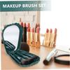 5-Piece Green Plastic Makeup Brush Set view 2