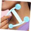 2-Pack Blue PVC Handheld Massage Tools, Portable Back Massagers view 2