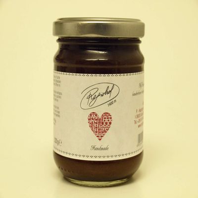 "Herzl" Berg Strawberry and Rhubarb Extra Jam, 220 g, Regiohof
