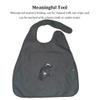 dijiusidy Adult Bib, Waterproof, Soft, Long, Breathable, for Eating and Clothing Protection view 4
