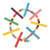 VILLFUL Wooden Bird Toy for Parakeets view 1