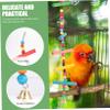 VILLFUL Wooden Bird Toy for Parakeets view 3