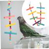 VILLFUL Wooden Bird Toy for Parakeets view 4