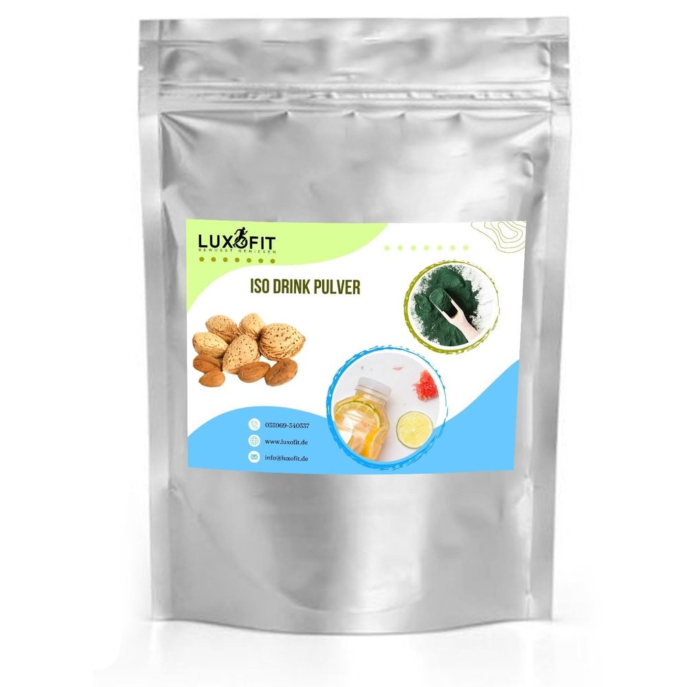 Luxofit Almond Isotonic Drink Powder with L-Carnitine and Electrolytes, 1 kg