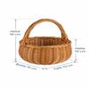 WIKLER Handwoven Willow Basket, 15 cm view 2