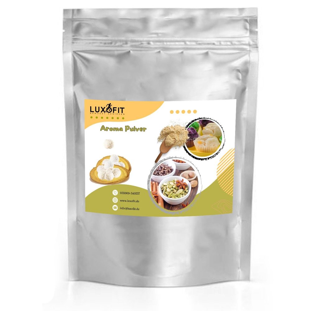 Luxofit Coconut Cookie Flavor Powder | Food and Beverage Flavoring, Water-Soluble, Vegan and Vegetarian, Allergen-Free, Made in Germany (500 g)