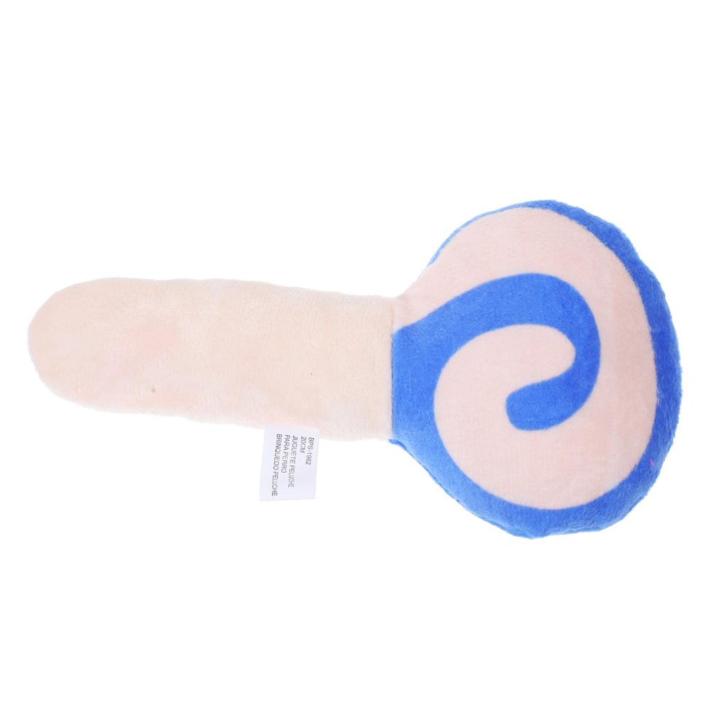 FRCOLOR Lollipop-Shaped Squeaky Dog Chew Toy