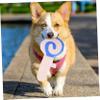 FRCOLOR Lollipop-Shaped Squeaky Dog Chew Toy view 4