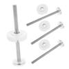 VICASKY Replacement Screws, Easy Installation and Secure Hold, Aluminum Alloy and ABS, 4 pcs, Gate Threaded Spindle Rods, Random Color view 1