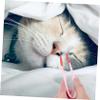FRCOLOR Pet Grooming Brush with Silicone Bristles view 3