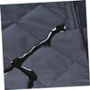 FRCOLOR Washable Car Dog Mat for Back Seat, Black view 3