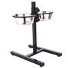 FRCOLOR Elevated Stainless Steel Feeder for Dogs and Cats view 1
