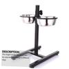FRCOLOR Elevated Stainless Steel Feeder for Dogs and Cats view 4