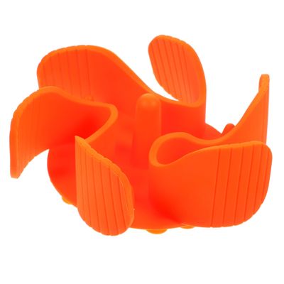 Silicone Slow Feeder Dog Bowl Insert, Orange