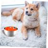 Silicone Slow Feeder Dog Bowl Insert, Orange view 2