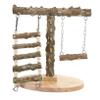 FRCOLOR Wooden Bird Stand with Perch for Parrots view 1