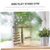 FRCOLOR Wooden Bird Stand with Perch for Parrots view 3