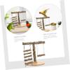 FRCOLOR Wooden Bird Stand with Perch for Parrots view 4